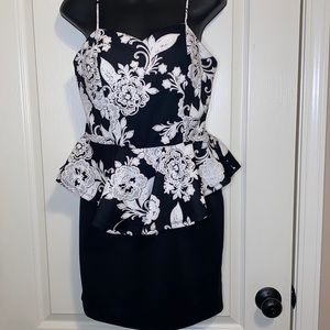 Black and white dress